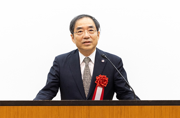 開会挨拶 田中 雄二郎 学長